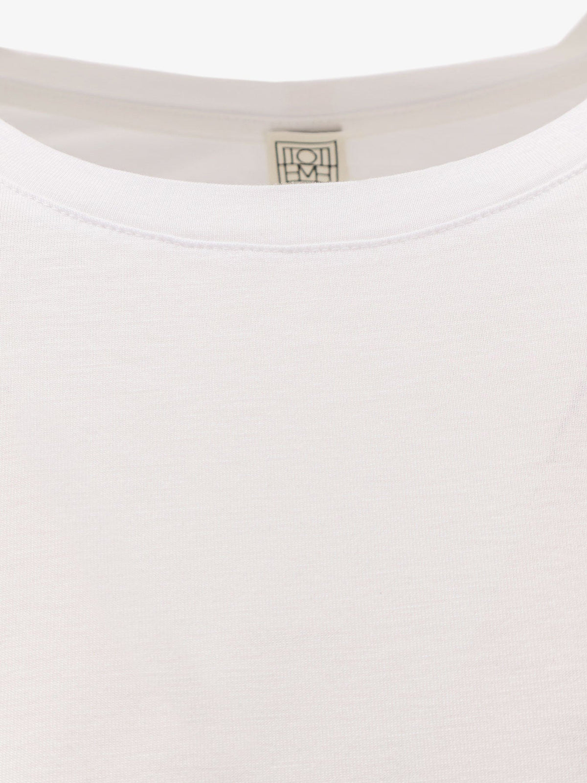 Toteme Classic Long-Sleeve lyocell and cotton T-shirt - White
