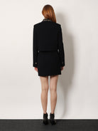 Versace Virgin wool mini skirt - Black