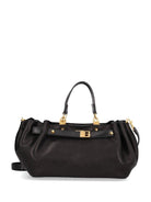 Balenciaga "Fan Carryall" Small Handbag - Black