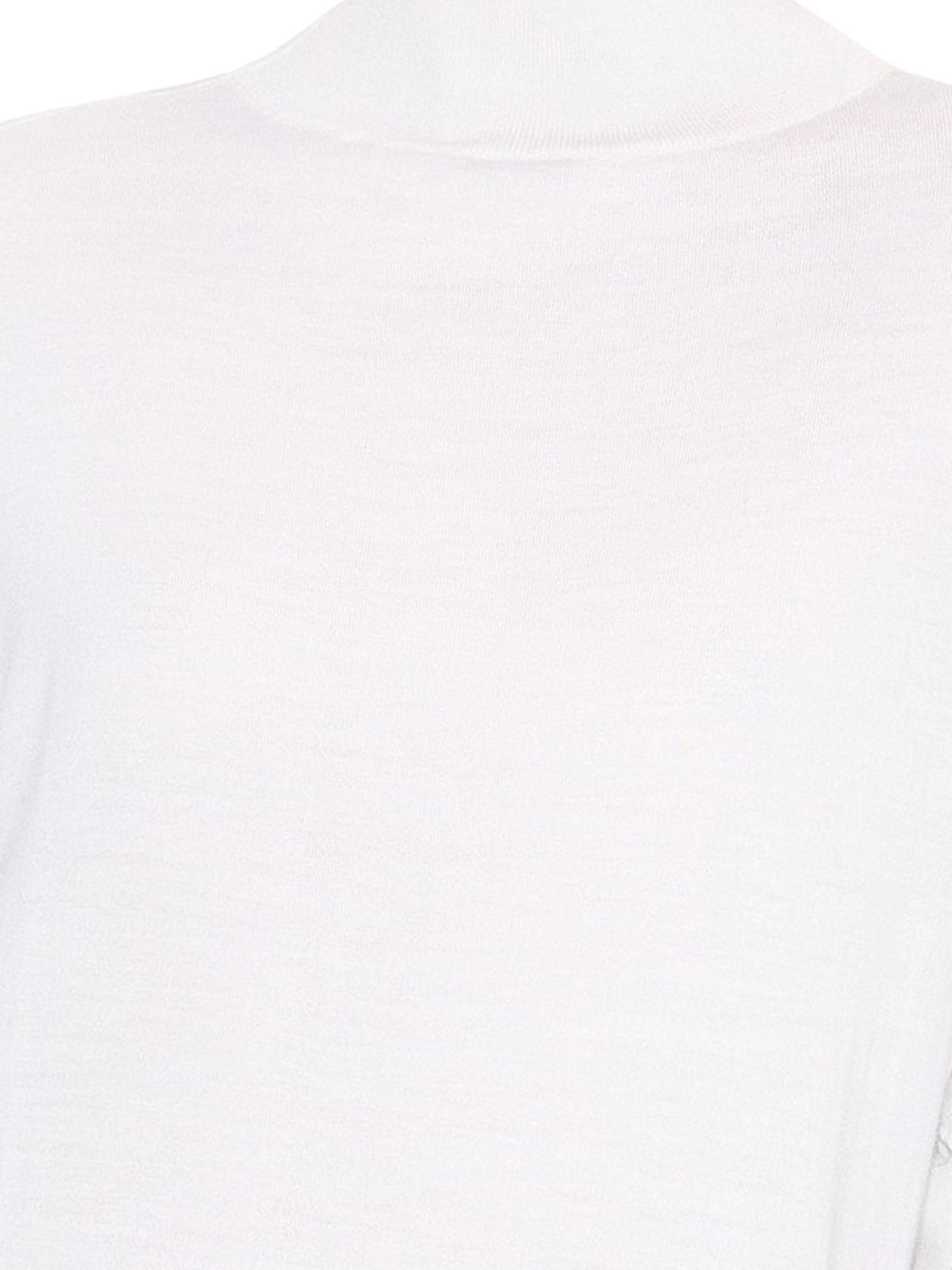 Alaïa Peplum virgin wool sweater - Blanc