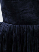 Alaïa Short velvet dress - Minuit