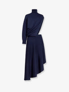 Alaïa Cut-Out virgin wool dress - Minuit
