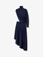 Alaïa Cut-Out virgin wool dress - Minuit