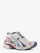 Balenciaga Runner low-top mesh sneakers - Wht/Dk Green/Blu/Pnk