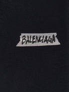 Balenciaga Cotton sweatshirt - Faded Washed Black