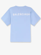 Balenciaga Cotton t-shirt - Light Blue/White