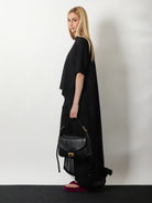 Balenciaga Clicca Arena leather medium shoulder bag - Black