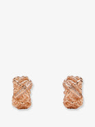Bottega Veneta Brass earrings with gold finishes - White