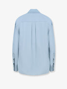 Bottega Veneta Parachute viscose and silk blend shirt - Bluegravel