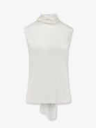 Bottega Veneta Stretch satin top - White