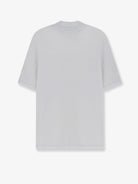 Brunello Cucinelli Technical fabric T-shirt with front logo patch - Bianco
