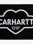 Carhartt WIP Cotton beach towel with front logo print - Blackwhite