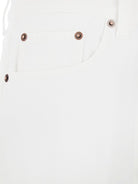 Celine Boyfriend cotton trousers - Whiteheavystonewash