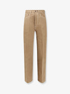 Celine Boyfriend 002 cotton trousers - Lattelightstonewash