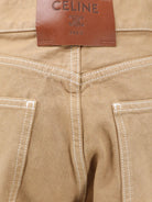 Celine Boyfriend 002 cotton trousers - Lattelightstonewash
