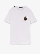 Dolce & Gabbana Cotton t-shirt with iconic logo patch - Bianco Ottico