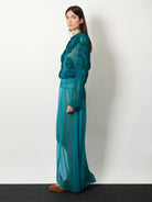 Dries Van Noten Chowsa viscose shirt - Petrol