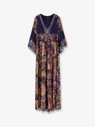 Etro Multicolor viscose long dress - Multicolore