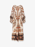 Farm Rio Majestic Maxi Dress - Majestic Garden Sand