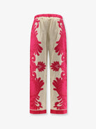Farm Rio Linen and viscose blend trousers - Springarabescpink