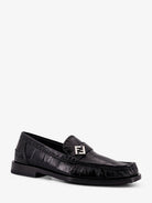 Fendi Missina leather loafers - Nero