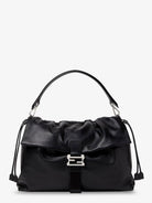 Fendi Fendi Flux Maxi Messenger leather crossbody bag - Nero+Palladio