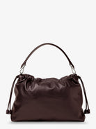 Fendi Fendi Flux Maxi Messenger leather shoulder bag - Chocolate+Palladio