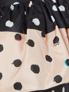Fendi Falena Dots taffeta' bustier dress - Black