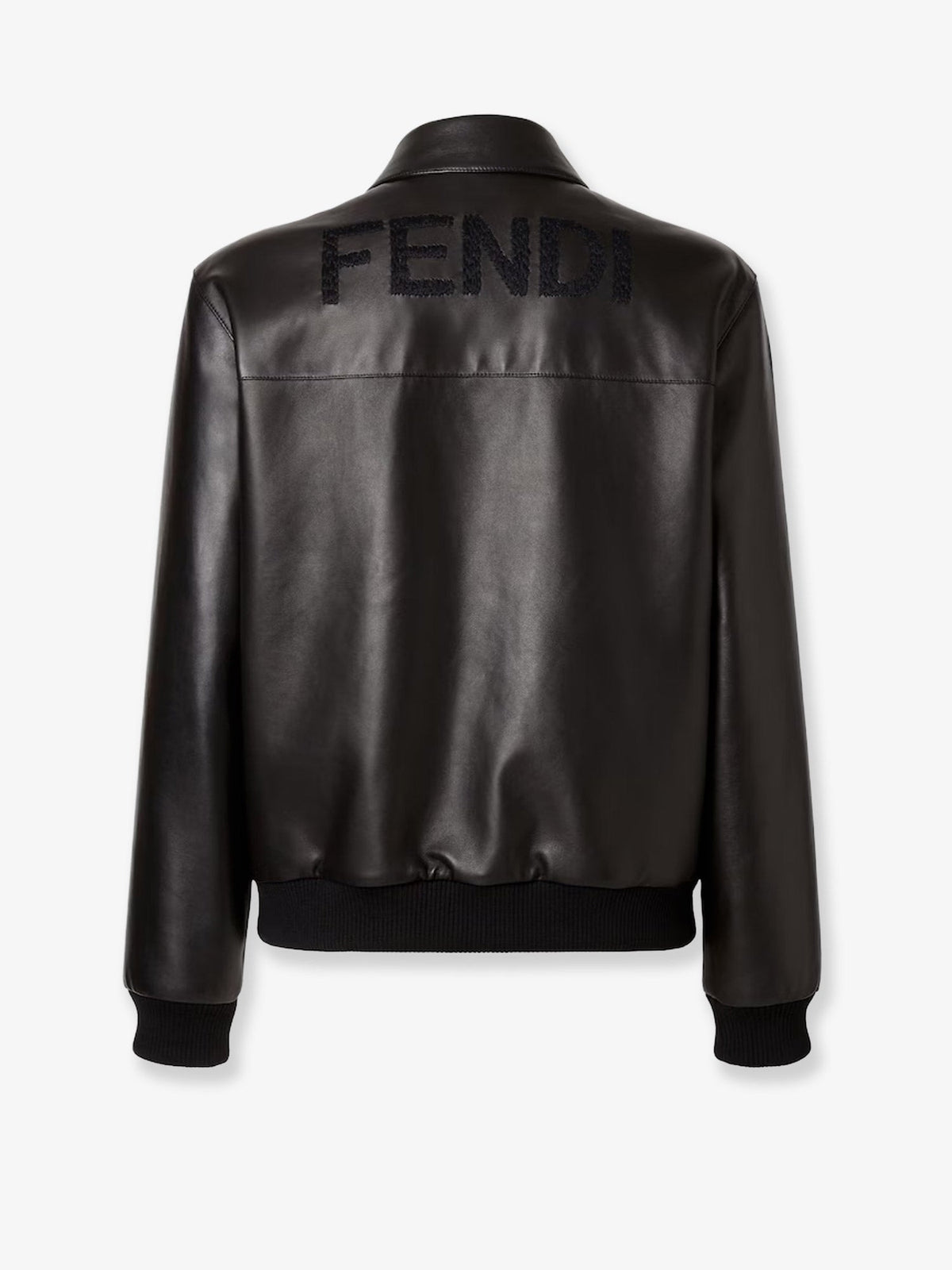 Fendi Leather Jacket - Black