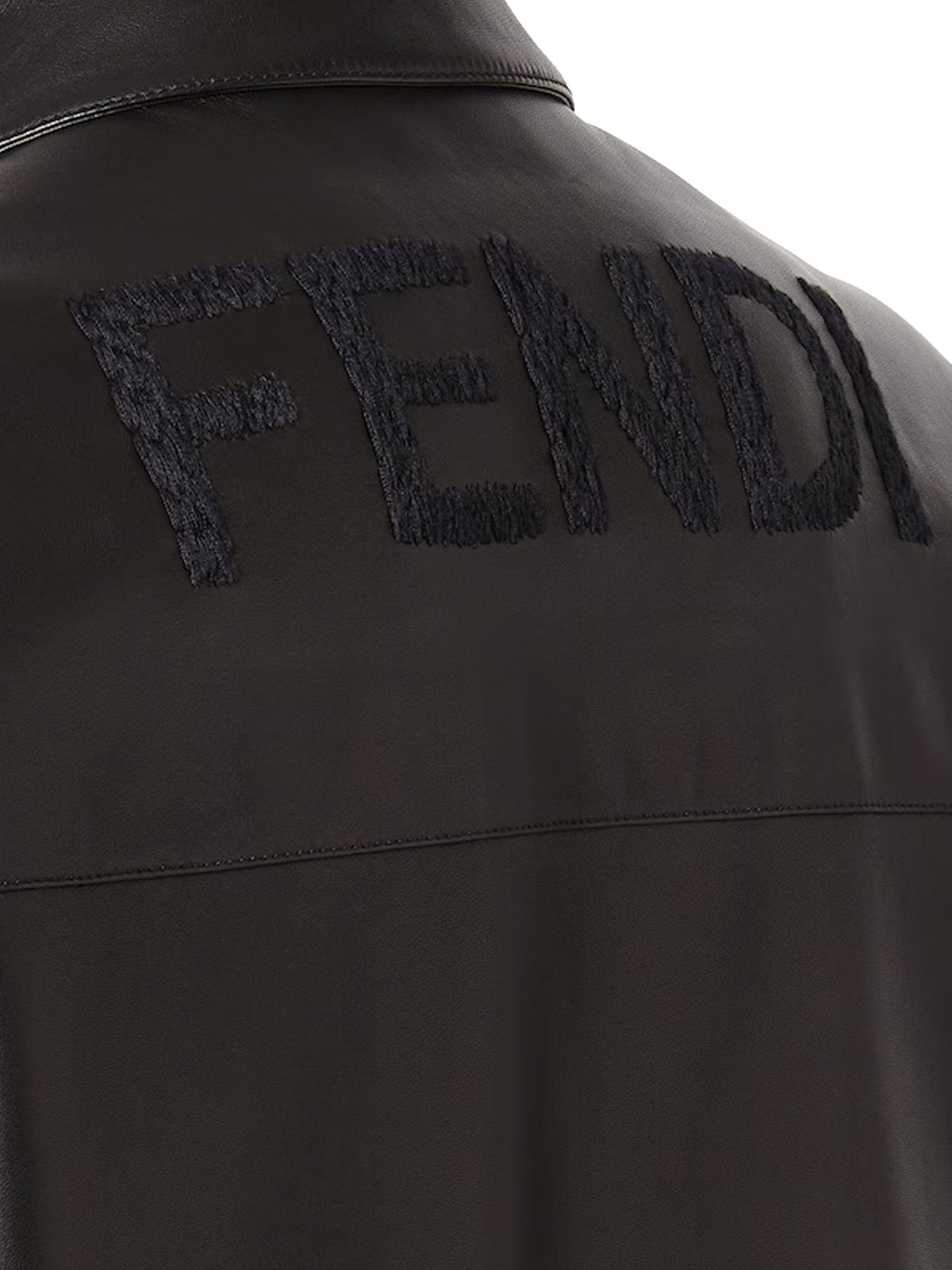Fendi Leather Jacket - Black