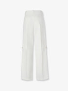 Fendi Technical canvas trousers - White