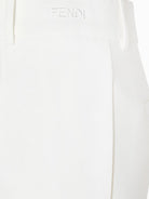 Fendi Technical canvas trousers - White