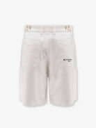 Givenchy Cotton bermuda shorts with Logo embroidery - White
