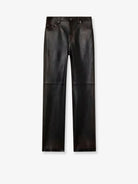 Golden Goose Deluxe Brand Peg leather trousers - Port Royale
