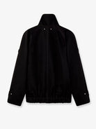 Golden Goose Deluxe Brand Black denim jacket with floral details in sequins and crystals