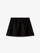 Golden Goose Deluxe Brand Cotton blend midi skirt with floral sequin and crystal details - Black