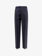 Gucci Gucci pinstripe wool trousers - Blue Grey
