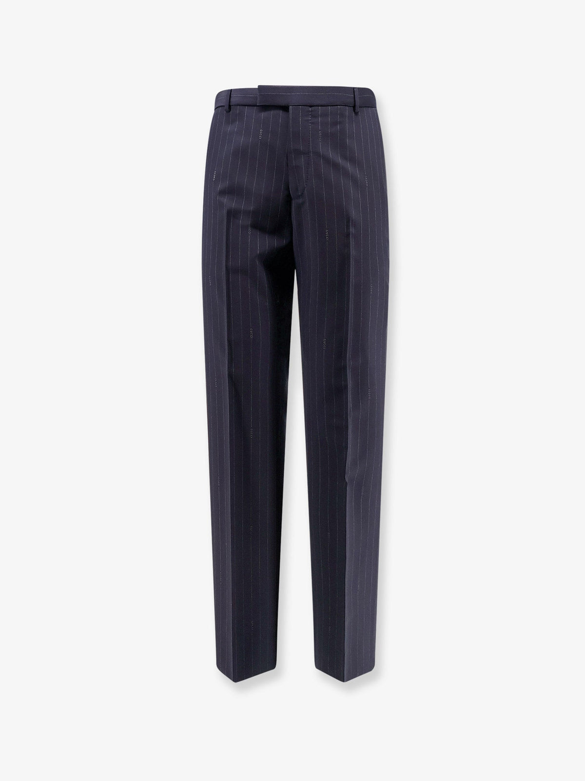 Gucci Gucci pinstripe wool trousers - Blue Grey