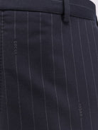 Gucci Gucci pinstripe wool trousers - Blue Grey