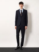 Gucci Gucci pinstripe wool single-breasted blazer - Blue Grey