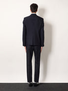 Gucci Gucci pinstripe wool single-breasted blazer - Blue Grey