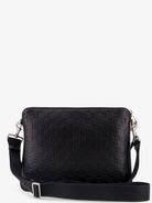 Gucci Leather GG Emblem crossbody bag with embossed GG motif - Black