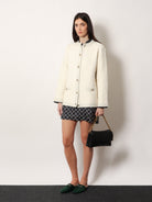 Gucci Wool and cotton blend cardigan - Ivory Silver Mc