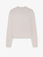 Gucci Wool and cashmere cardigan with metal Horsebit - White Mix