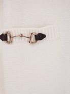 Gucci Wool and cashmere cardigan with metal Horsebit - White Mix