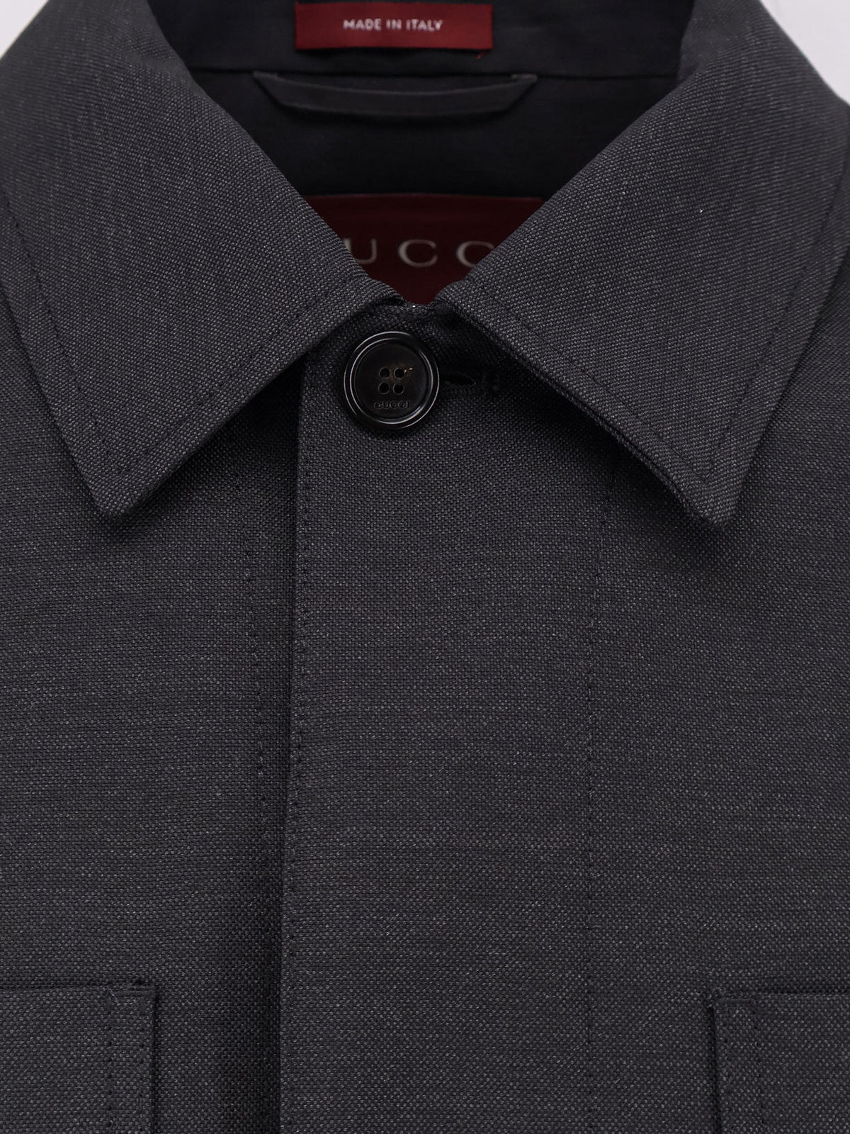 Gucci Wool Shirt/Jacket - Dark Grey Green Mc