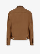 Gucci Canvas Jacket with GG details - Camel