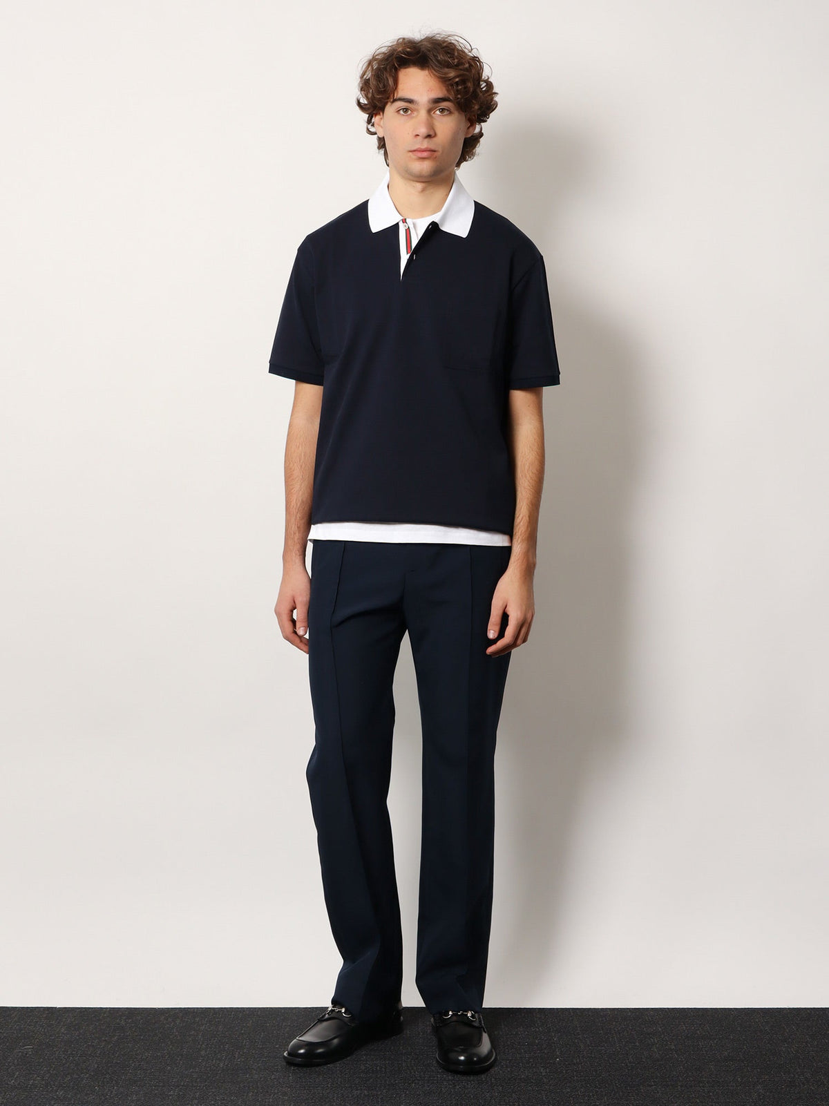 Gucci Cotton piquet polo shirt - Night Sky
