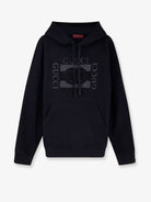 Gucci Cotton sweatshirt with GG Incrocio print - Black Mc