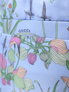 Gucci Printed silk shorts - Azure Ivory Mc